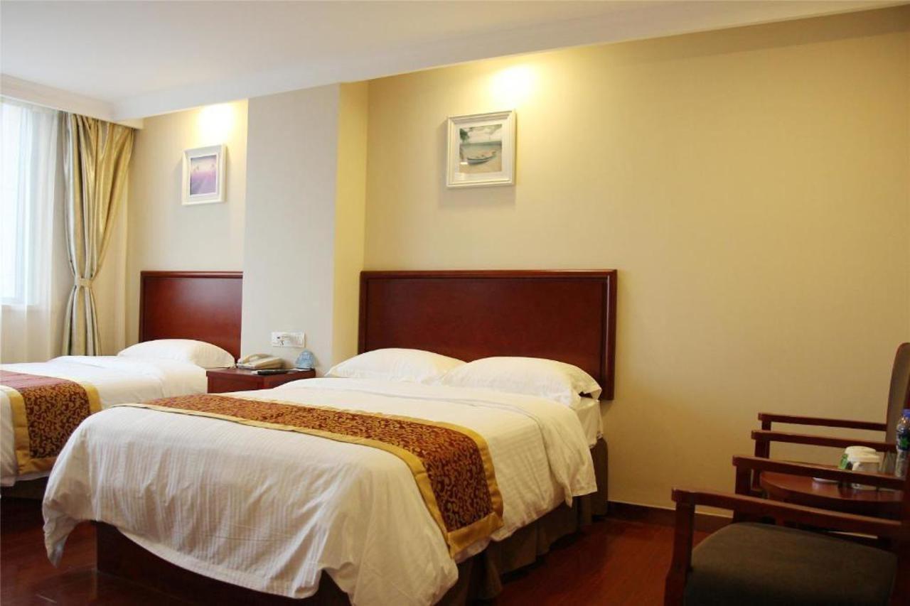 Greentree Inn Jiangsu Taizhou Jingjiang Bus Station Express Hotel Exterior foto