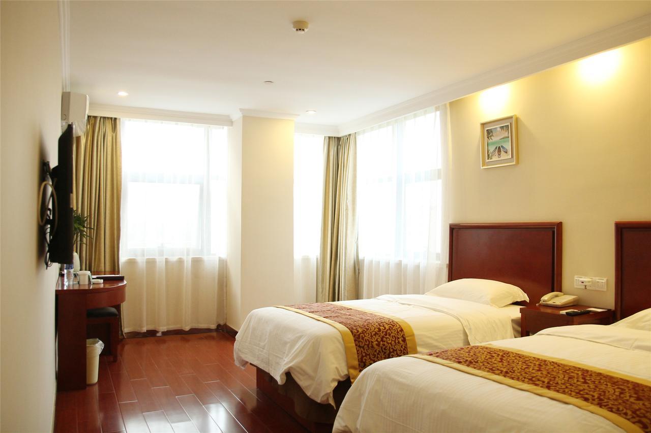 Greentree Inn Jiangsu Taizhou Jingjiang Bus Station Express Hotel Exterior foto